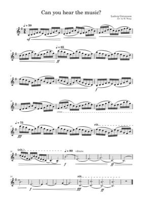 Can You Hear the Music: Violin Sheet Music and Its Enchantment