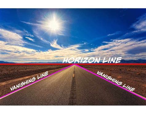 what is the horizon line in art